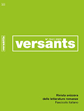 Versants 70/2 (2023): <i>Co-creare. Forme della collaborazione letteraria e interartistica.</i>